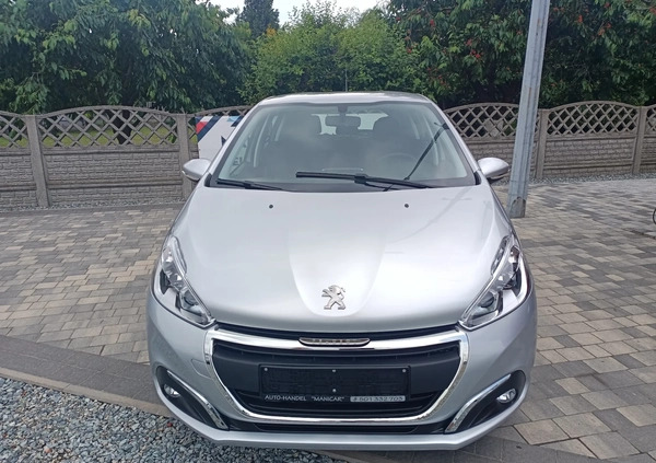 Peugeot 208 cena 30900 przebieg: 85910, rok produkcji 2018 z Chojnice małe 254